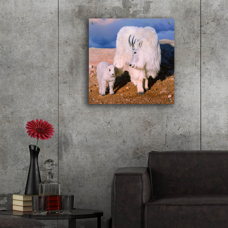 «Above The Clouds Mother and Kid» par Lena Owens, H 24 po x l 24 po x P 0,2 po