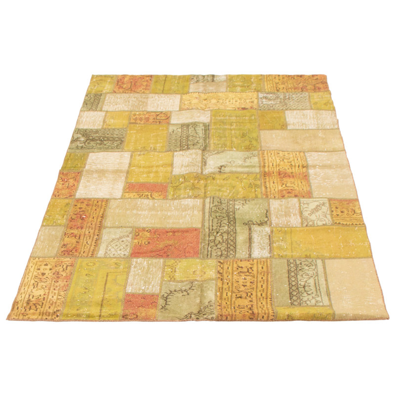 Tapis bleu sarcelle rétro 5 pi 7 po x 8 pi 2 po Anatolia