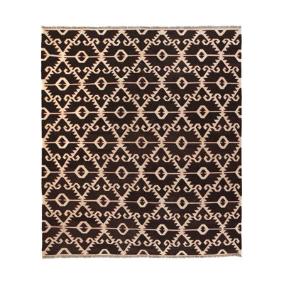 Hand Knotted Wool Southwestern Rug