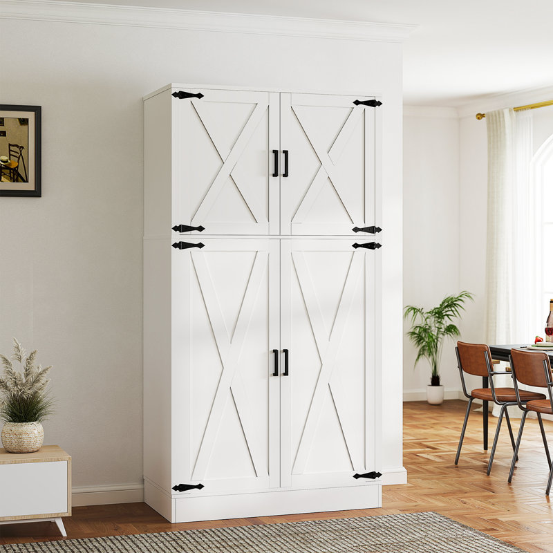 Armoire 70,9 po H, Blanc