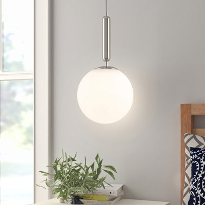 1-light Globe Single Pendant Light