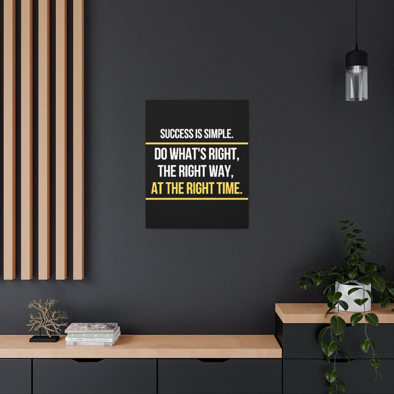 Décoration murale inspirante «Motif de succès», H 16 po x l 12 po
