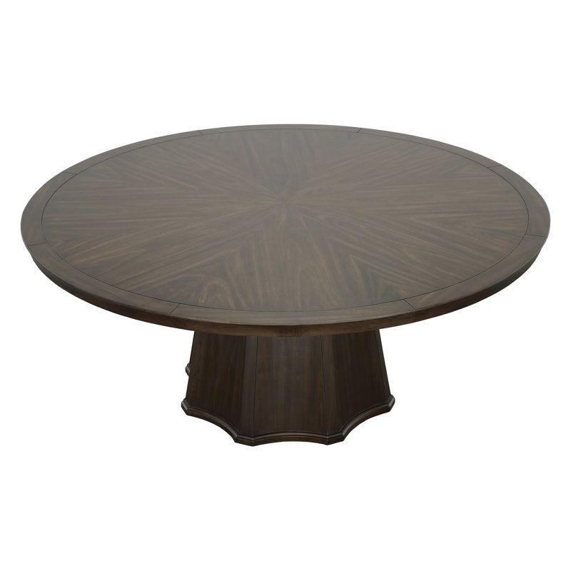 West Camden Round Walnut Wood Dining Table