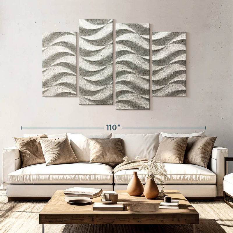 Avery Wave Pattern, 54" H x 84" W