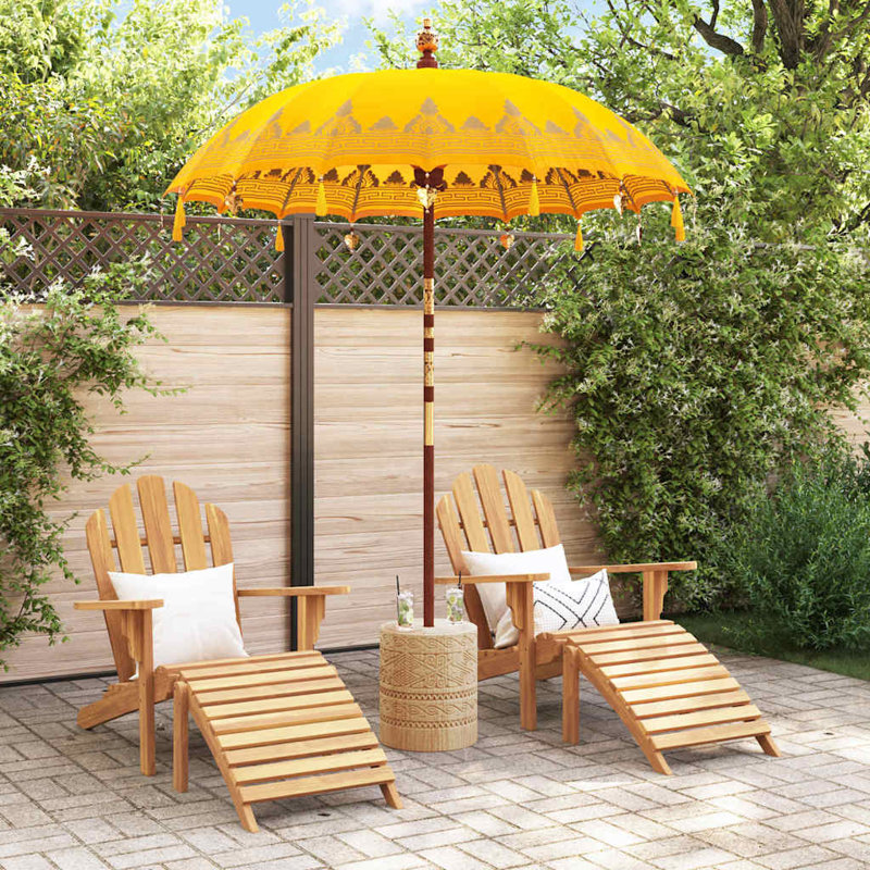 Parasol, 260cm H x 185cm W x 185cm D