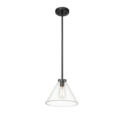 Luminaire suspendu conique à 1 lumière Greaves