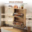 Armoire de rangement à chaussures 4 tiroirs en rotin pour vestibule et couloir-979013659