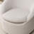 Modern Teddy Fabric Barrel Basic Accent Chair, 360° Swivel-1650060914