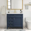 Meuble-lavabo simple 36 po avec plateau en résine Doralynn-1504489837