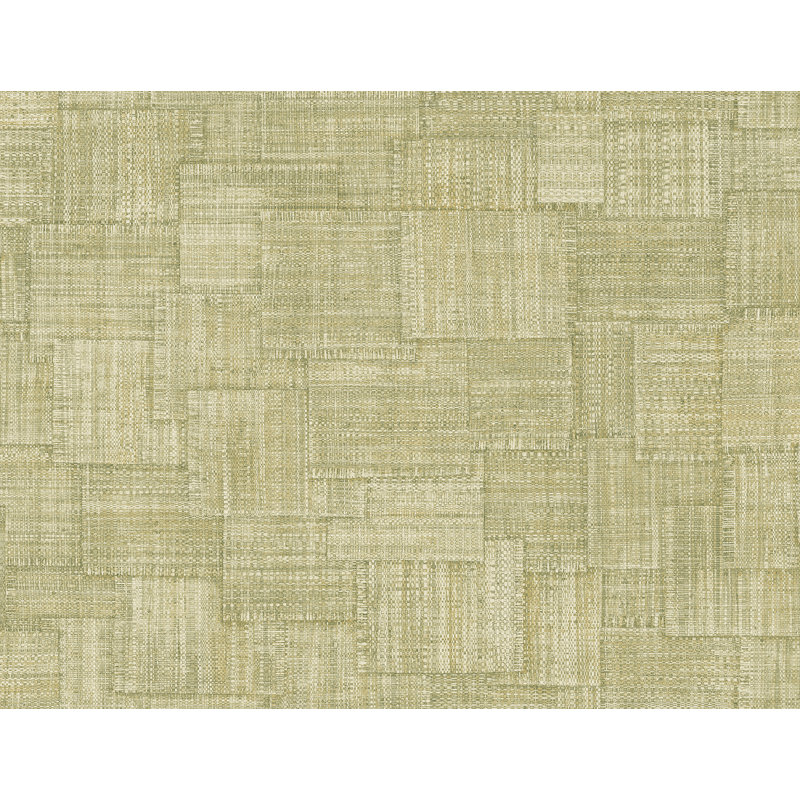  Papier peint en vinyle gaufré Designs, Vert paille