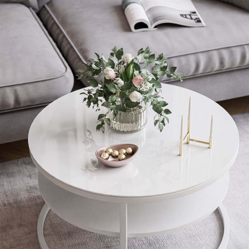 Knowlson Coffee Table, White