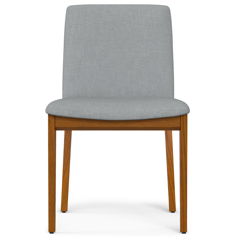 Chaise de salle à manger rembourrée Selena, Gris