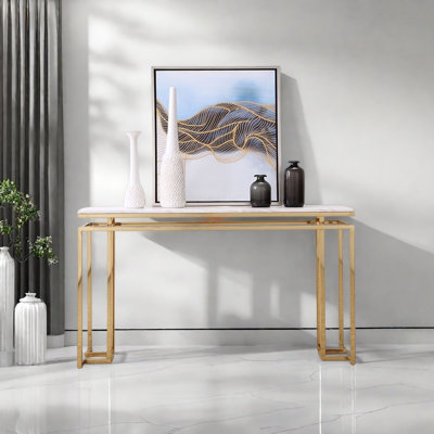 Modern Minimalist Art Console Table