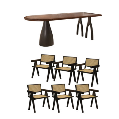 Ensemble de salle à manger rectangulaire