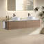 Meuble-lavabo double 72 po avec lavabos blancs et porte-serviettes 72 po-133405562-133405563