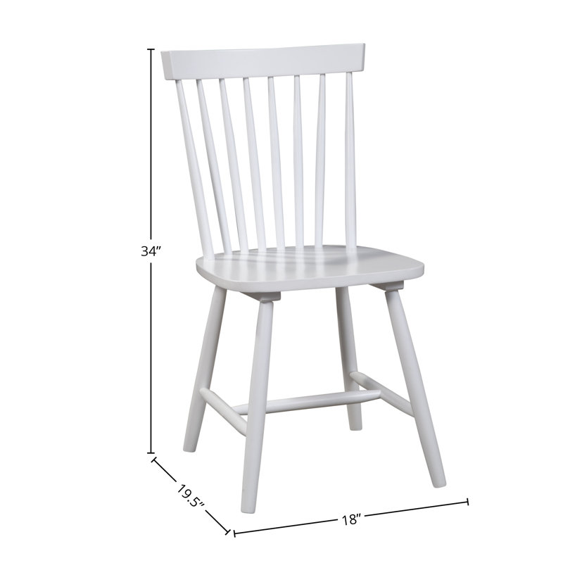 Chaise d'appoint Wiggin, Blanc