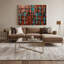 «Southwestern Patterns» Apache Crosses 201, art mural sur toile brune-1113242415
