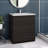 Ninel 29'' Single Bathroom Vanity with Acrylic Top-747386415