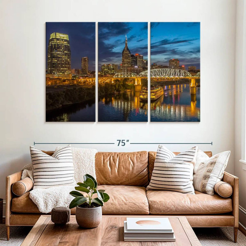 Rorry Nashville Night, 42" H x 65" W