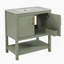 Meuble-lavabo de salle de bain avec lavabo en céramique et rangement polyvalent-1442934725