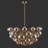 Maroney Glass Globe Chandelier
