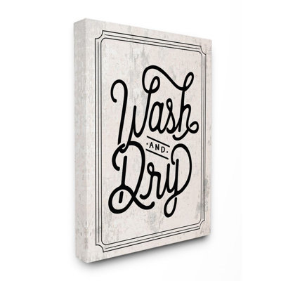 " Wash And Dry "