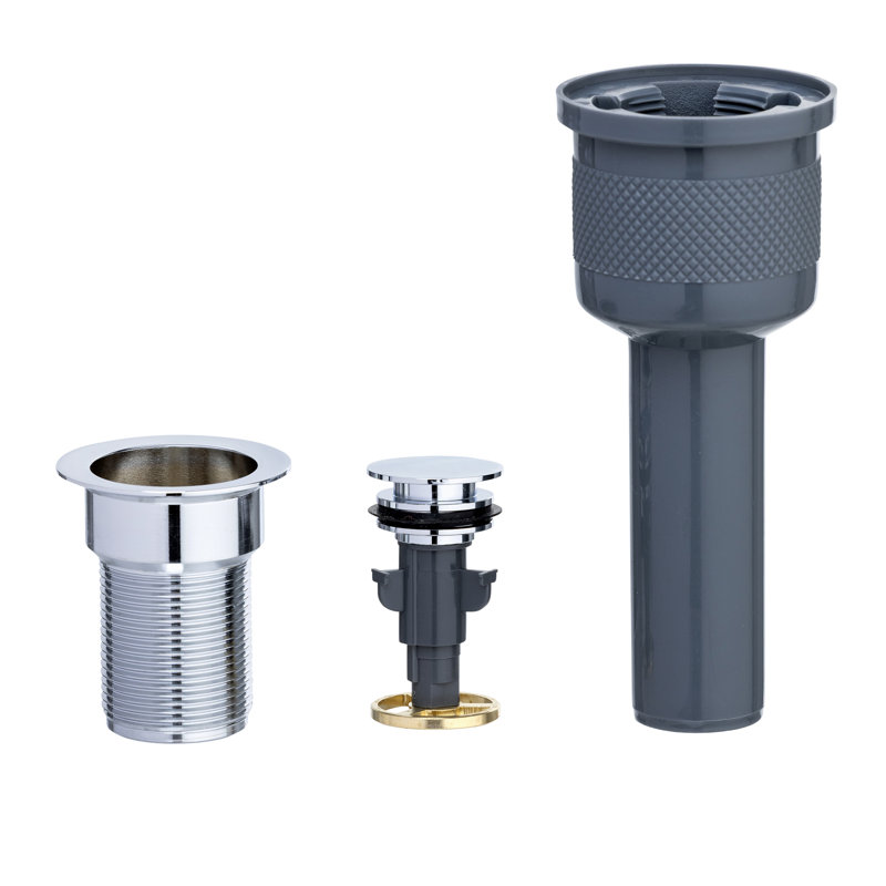 Drain escamotable en chrome Dearborn Universal, Chrome chrome