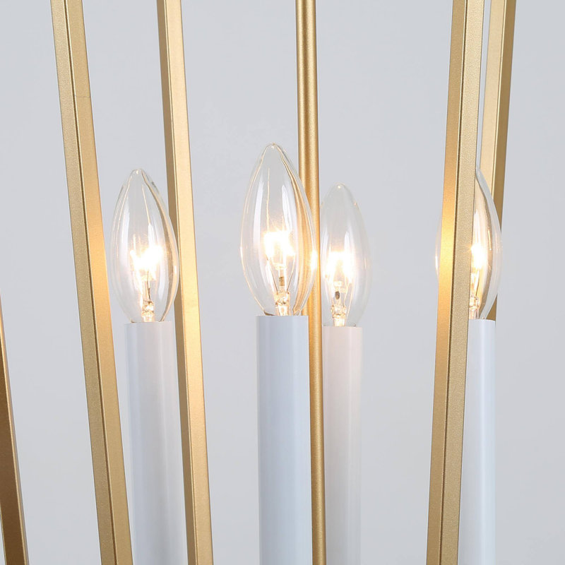 Luminaire suspendu géométrique à 4 lumières Aitkin