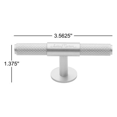 Basel Knurled T Cabinet Bar Pull