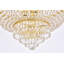 Lustre empire unique à 12 lumières avec accents de cristal Stoltz-32478719-32478721