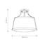 Barryknoll Fabric Semi Flush Mount-16292036