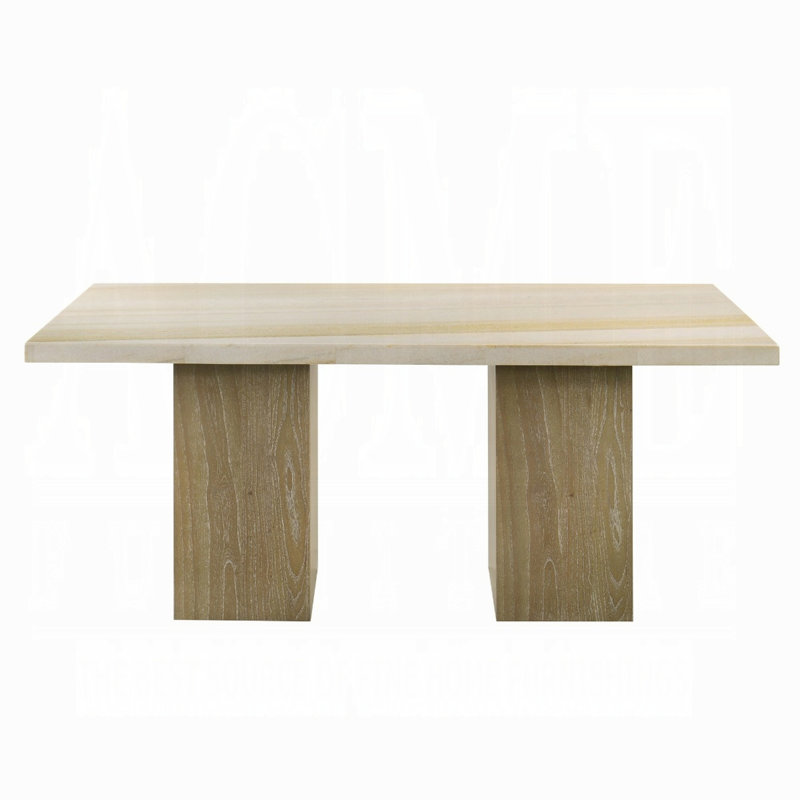 Table de salle à manger Beachampton avec plateau en marbre naturel
