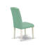 L'ensemble de table de salle à manger 3 pièces comprend une table de cuisine ronde et 2 chaises Parson rembourrées en similicuir, 42 x 42 pouces, blanc lin-1442358872-1357128784