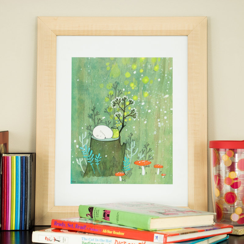 Daelan Beveled Picture Frame, American Maple, 16" x 20", Acrylic