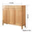 Three-door solid wood minimalist shoe cabinet 24 Pair Solid Wood Shoe Storage Cabinet