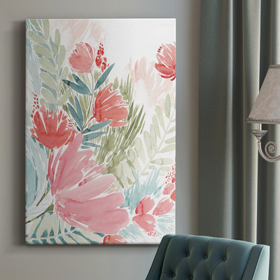 Wilder Bouquet I - peinture sur toile tendue