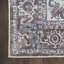 Tapis oriental ivoire / olive en coton / polyester lavable à la machine-89957773