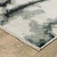 Tapis bleu / ivoire Maline Abstract Elements-1163387954