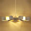 Lustre moderne unique à 6 lumières à intensité variable Ulrich