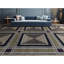 Tapis noir de haute qualité noué à la main