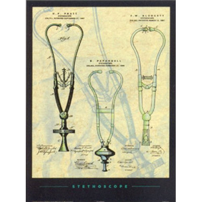 Stethoscope Patent - Unframed Graphic Art