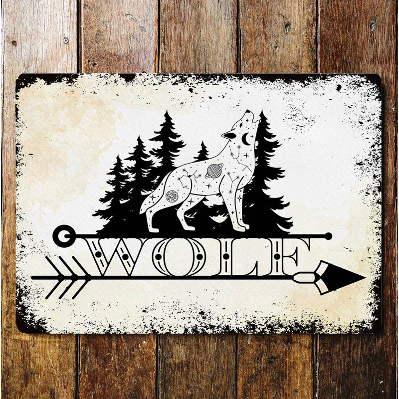 Animals Wall Decor on Metal, 28cm H x 40cm W