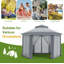 Tente de pavillon escamotable 13x13-112658397