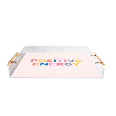 socoart positive energy I Acrylic Tray