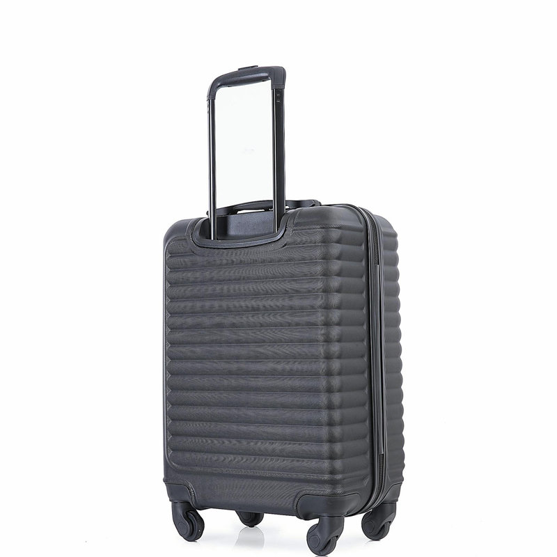 Bagage de cabine, valises à roulettes, valise de transport légère en ABS, bagage rigide, 20 pouces