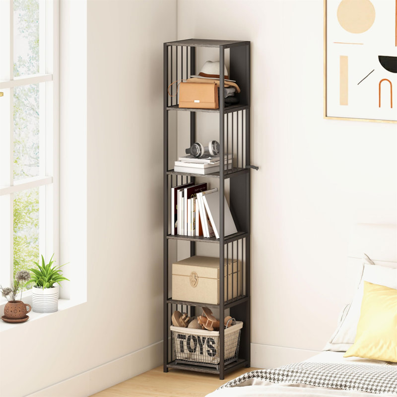 165cm H x 33.5cm W Metal Bookcase