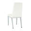 Table en verre de style moderne, conception élégante, ensemble de chaises de salle à manger à base de support durable, pieds de chaise galvanisés (ensemble de 5)-1465175054