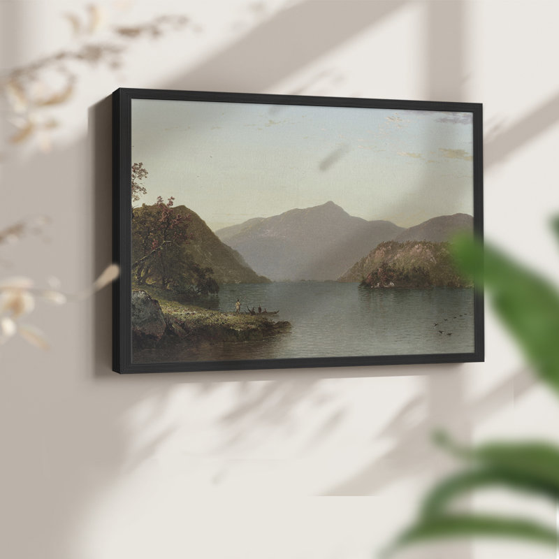 Paysages rétro-CCL XXXV-impression encadrée - réaménageable, H 11 po x l 14 po, Noir
