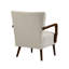 Fauteuil à cadre en bois, fauteuil d'appoint moderne pour le salon