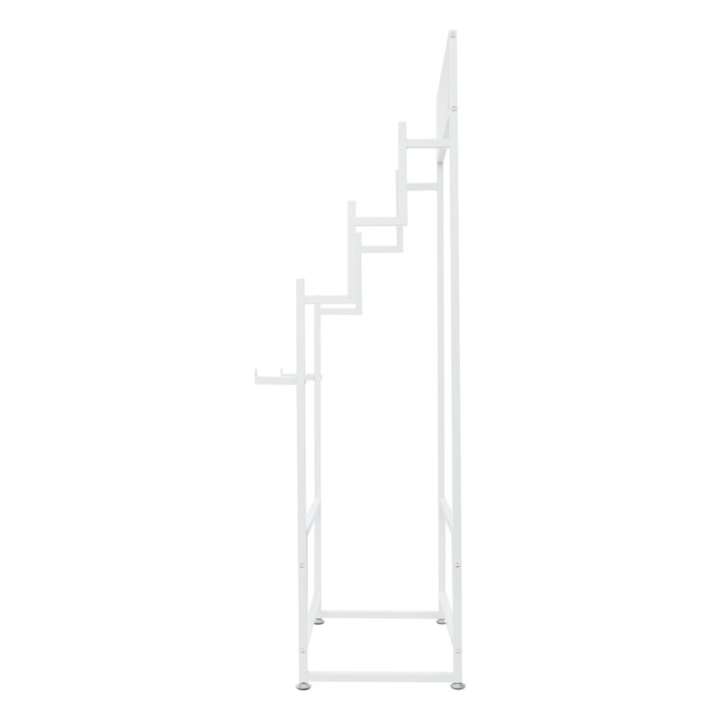 Présentoir de tapis sur pied, Blanc